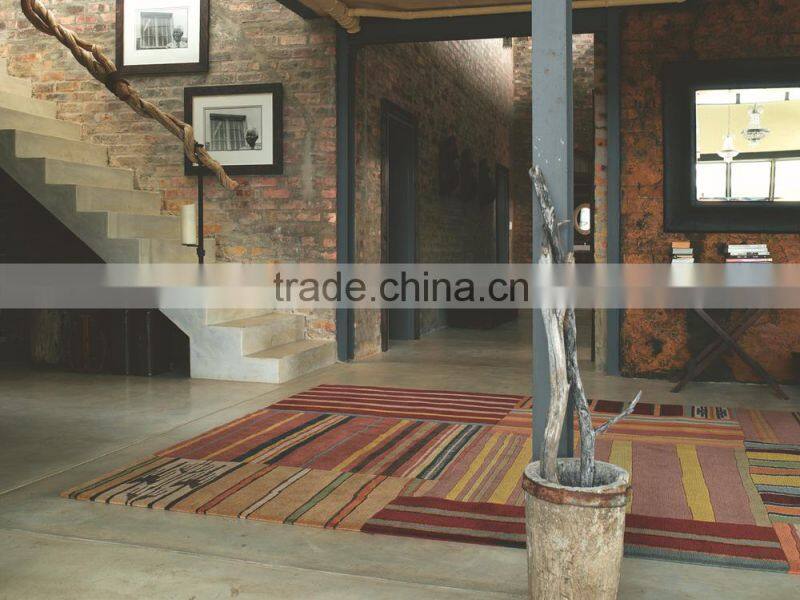Artistical hand tufted rug for apartment, house decoration, balcony