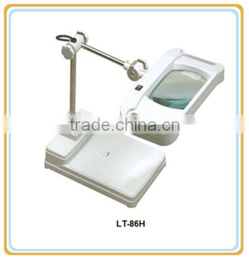 Rectangle/Round Desktop LED Illuminated Magnifier lamp