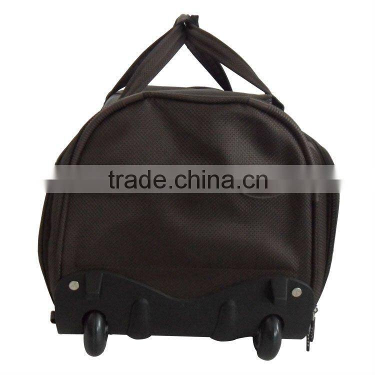 2015 china supplier cheap handbag Fashion duffel bag with trolley