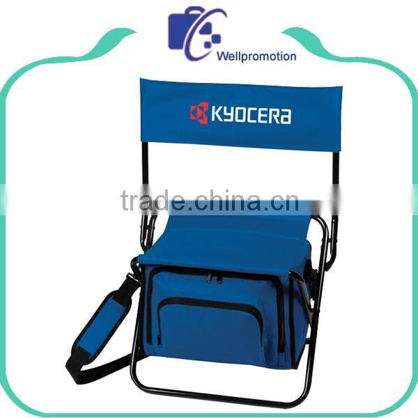 Wellpromotion Folding Fishing Chair with Cooler Bag