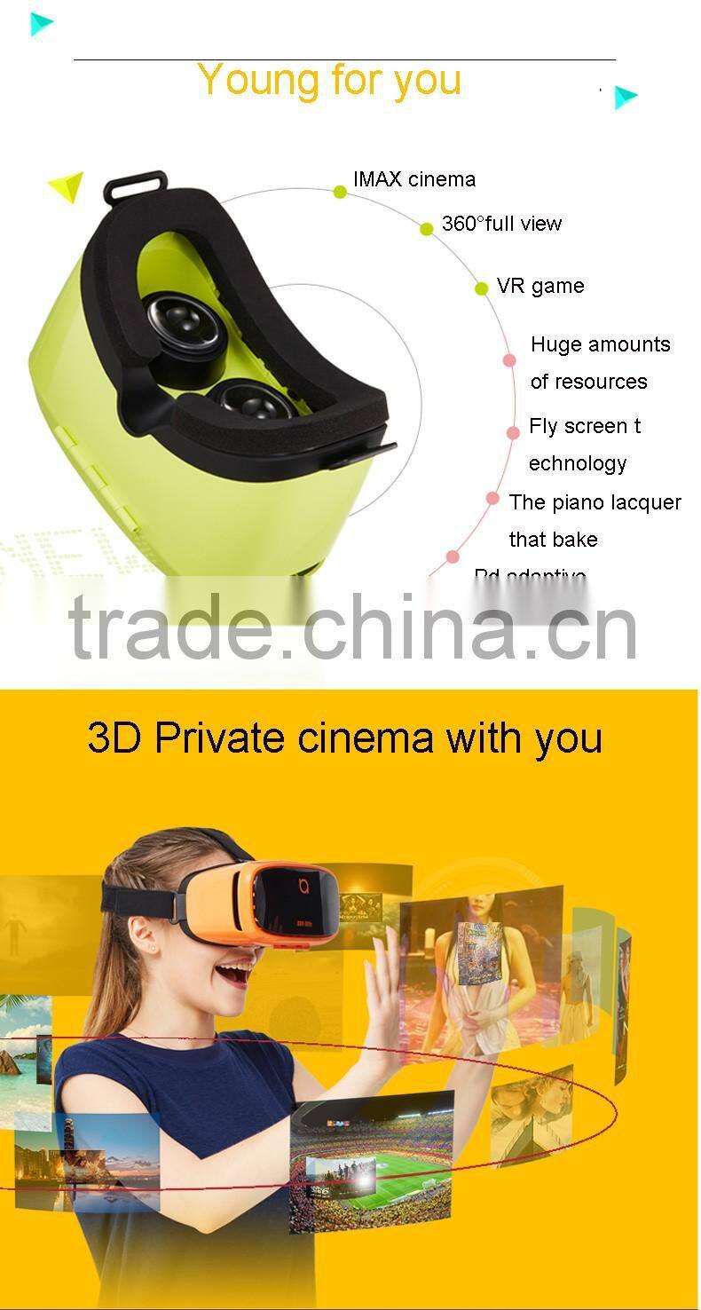 2016 New Inventions News Virtual Reality Glasses Vr Headset Deepoon V2Y Best Price Vr Shinecon 3D Glasses