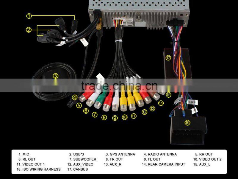 top Ownice C300 car audio for BMW E46 M3 ZT Built in DVD Canbus support rear front camera tmps