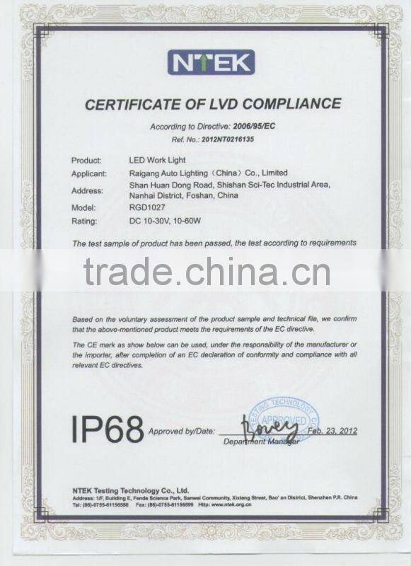 cree remote control led light for fishing boat