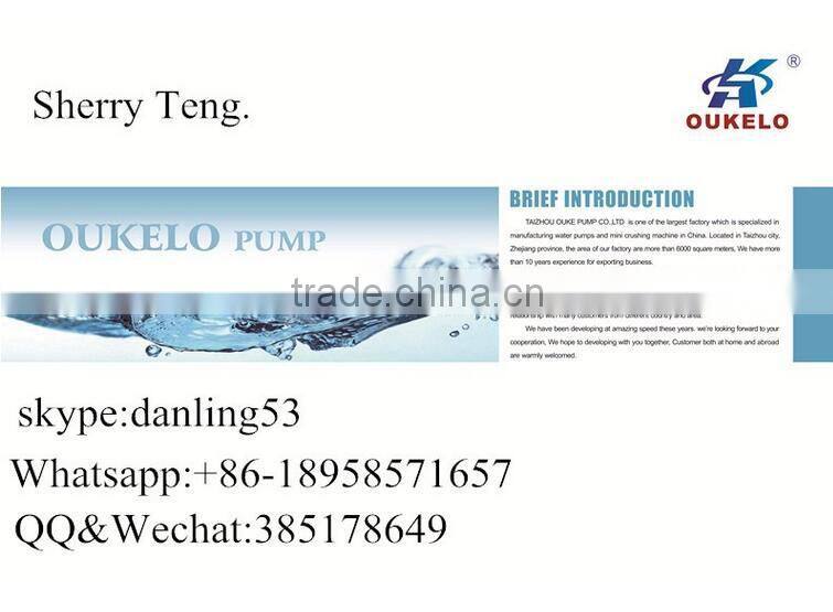 small diameter submersible pump