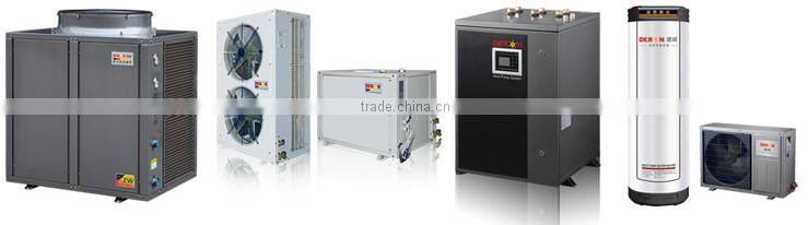 DERON industry air water heat pump low noise, 65 degree hot water for bathing and heated floor