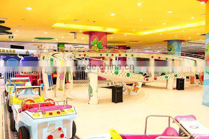 Amusement Rides Roller Coaster Kids Games Toy Cars Electric Train Ride Mini Shuttle