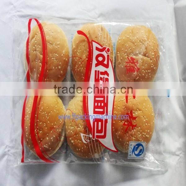 PLC Control Full Automatic Multi- Row Bread Flow Wrapping Machine