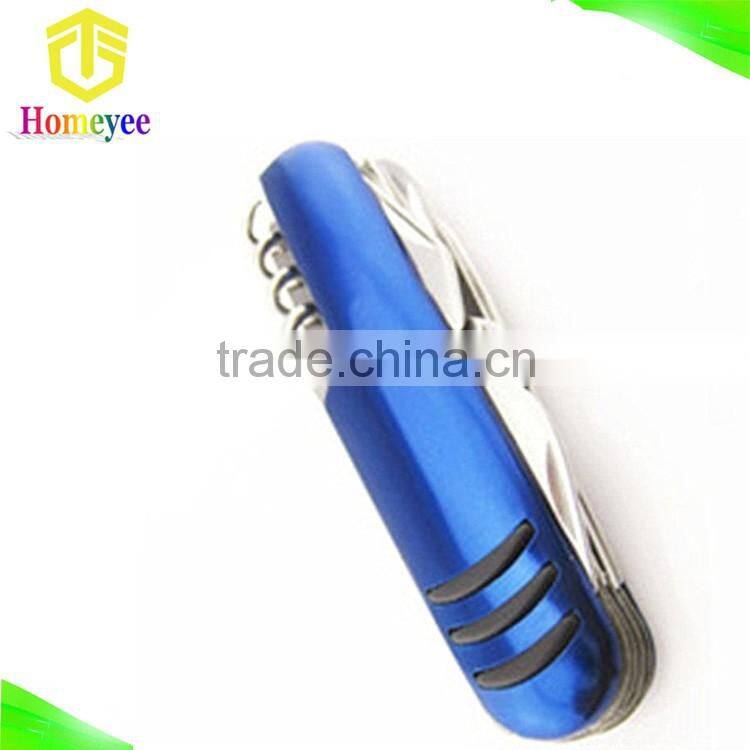 5 in 1 Stainless steel camping multifunction pocket knife