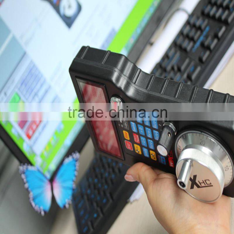 The mach3 4 axis wireless usb controller for lathe cnc machine,LCD screen,CE certification