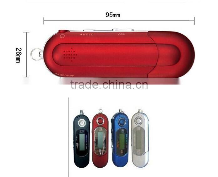 2015 HOT Top Selling Mp3 Player WITH FM Mp3, TF card support