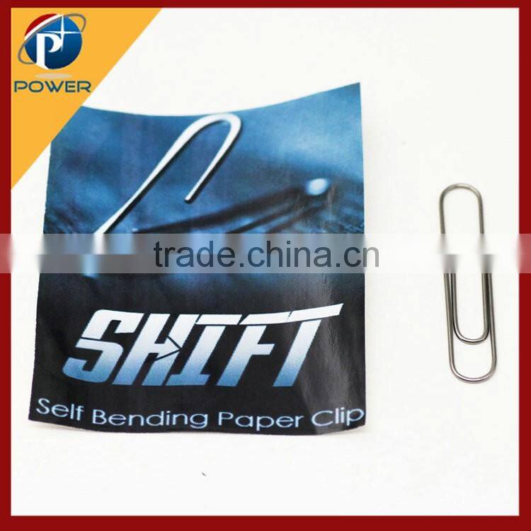 shape memory alloy Self bending paper clip Magic Tricks