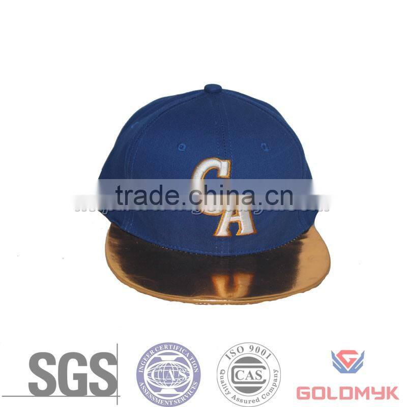 Fashion snapback cap ,cotton material snapback cap , SGS ISO 9001 snapback cap