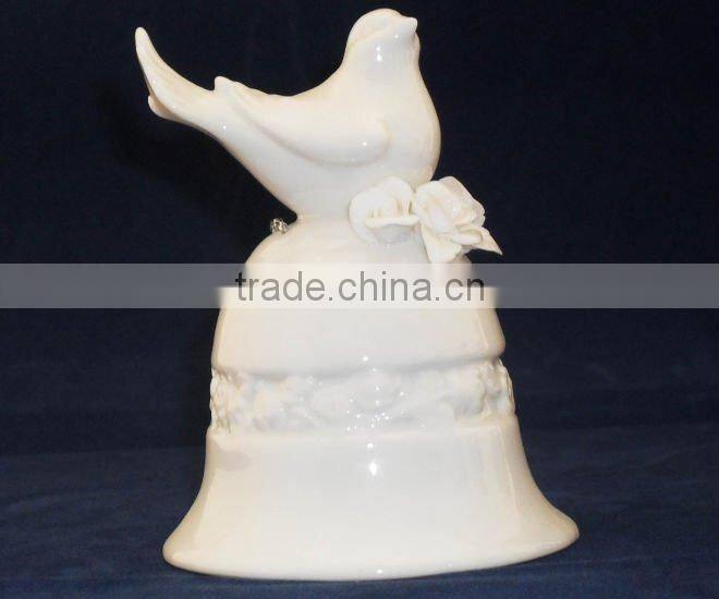 3.8" pigeon Ceramic bells,home decoration bell C1-B04 (407)