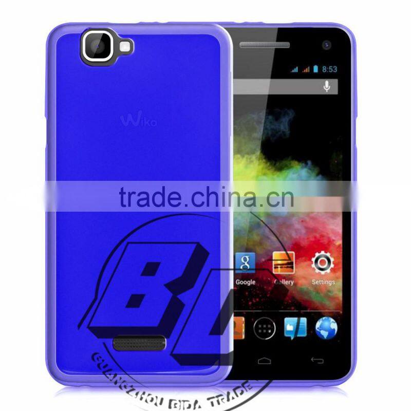 Manufacturer Wholesale various colorful TPU case For Wiko Rainbow Pudding case mobile phone case cover
