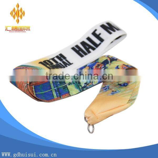 Top sale customized blank ribbon for medals without MOQ