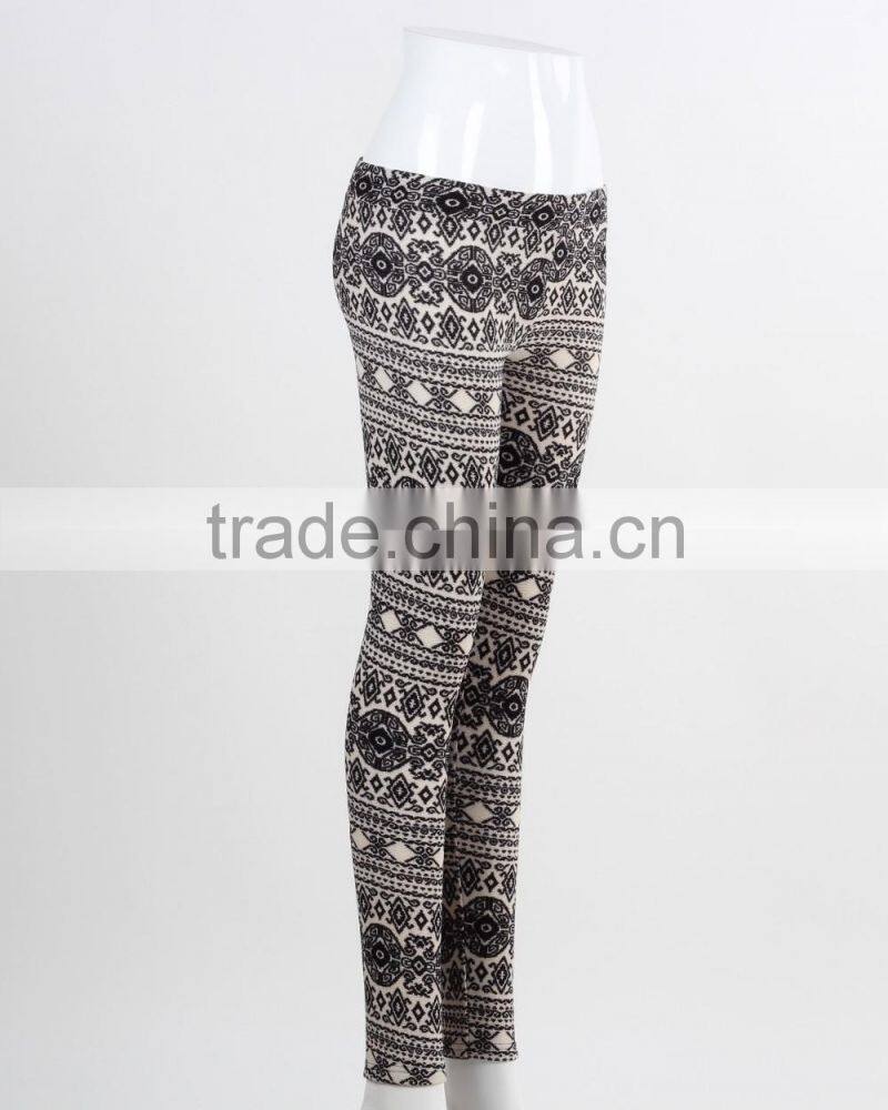 F5W31041 Girl Aztec Printed Leggings
