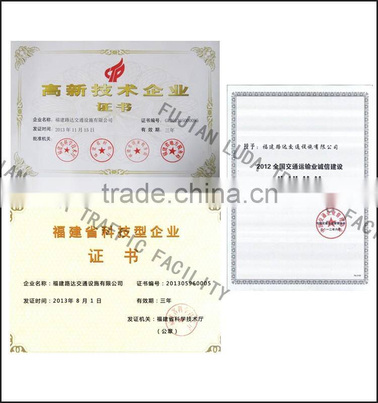 Colored wall corner protector for parking lot