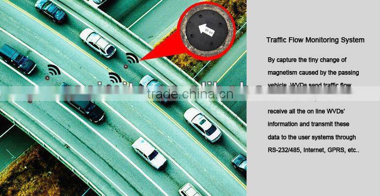 wireless car counting sensor for traffic flow system