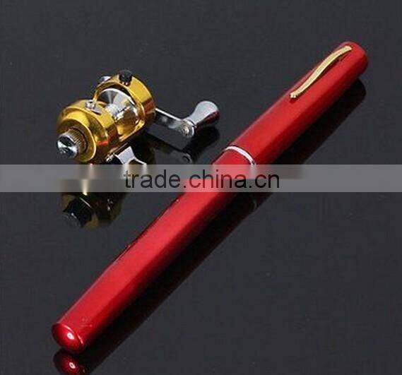 Mini Portable Pocket Fishing rod / pen fishing rod / fishing Rod Pole Reel
