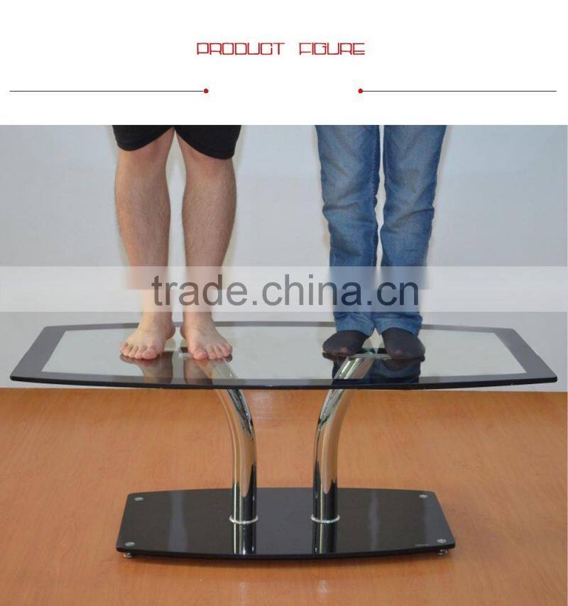 Living Room furniture Glass Cafe Furniture , Coffee Table Design CT-1562B