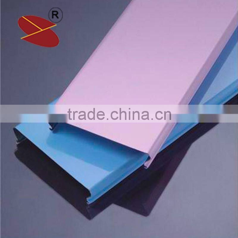 China manufacturer building material metal strip ceiling tiles