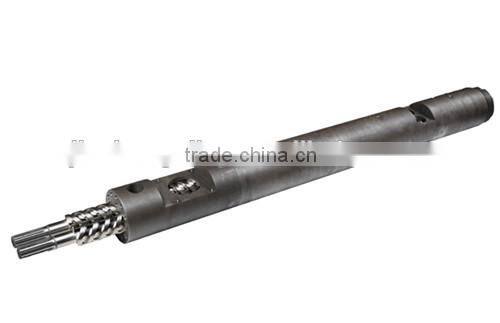 Plastic extruder parallel twin screw and barrel for floor/board extrusion line