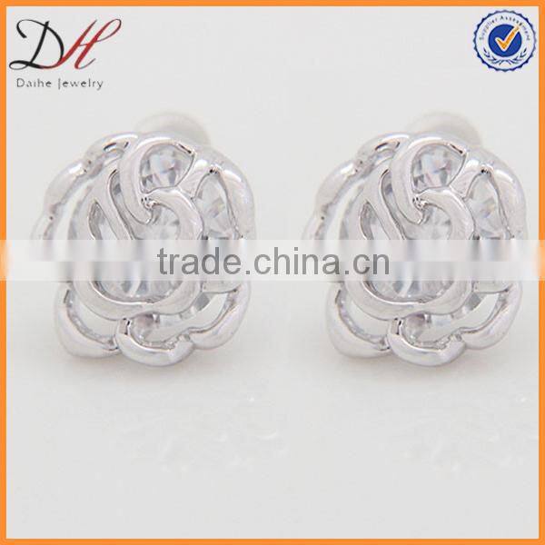 daihe copper shining invisible earrings