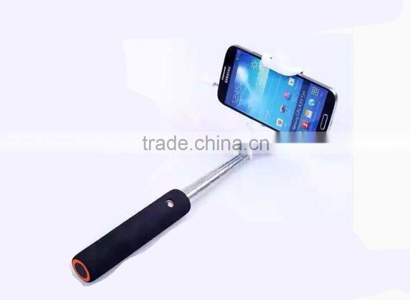 wired selfie stick no need bluetooth mini selfie stick mobile selfie stick with cable