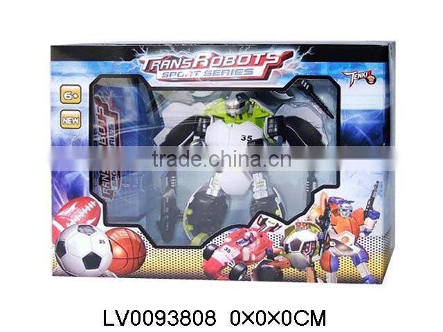 Plastic toy plane transformation toy for children