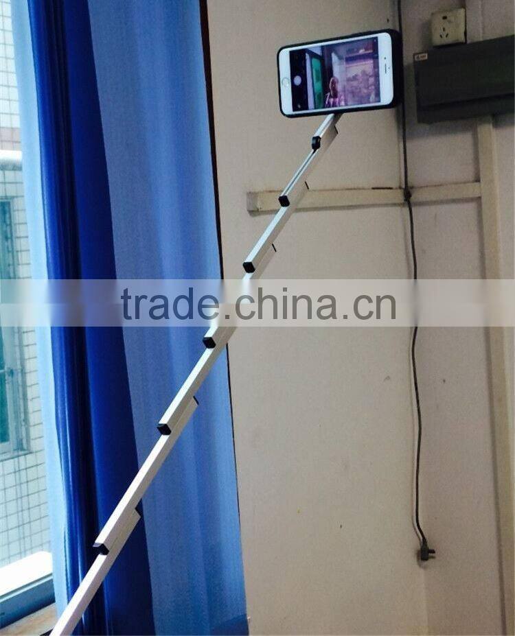 New Product 360 Degree Rotate Aluminum Selfie Stick Case for iPhone 6 6S