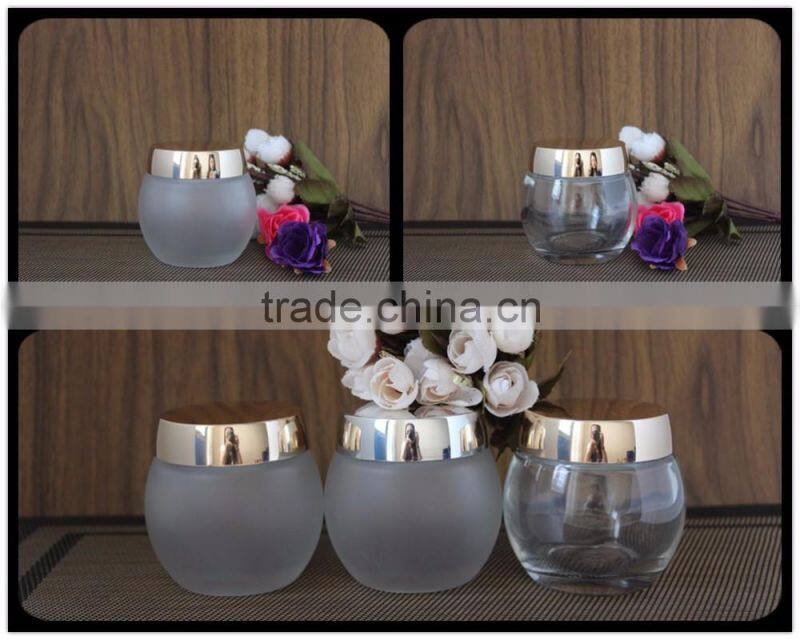 100ml glass jar with cosmetic jar glass for glass storage jar GJ605R