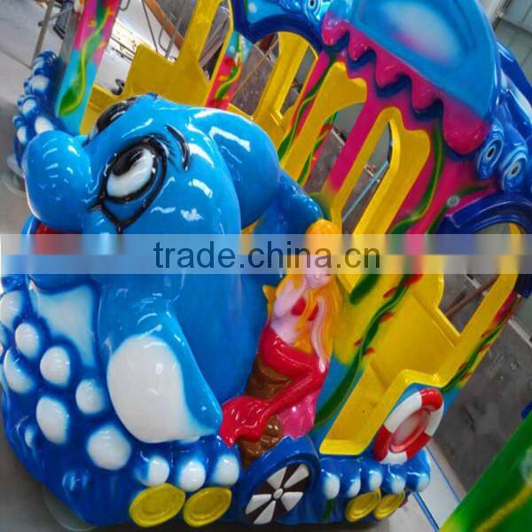 Animal track train amusement park ocean track train rides