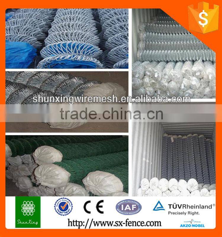 Alibaba Hot dipped galvanized wire chain link fence for hot sale!!!