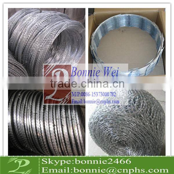 Galvanized CBT-65 razor wire