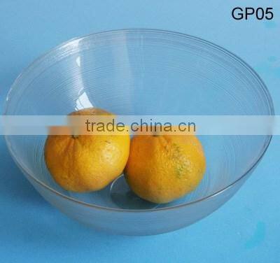 Decorative design large glass bowl homeware household