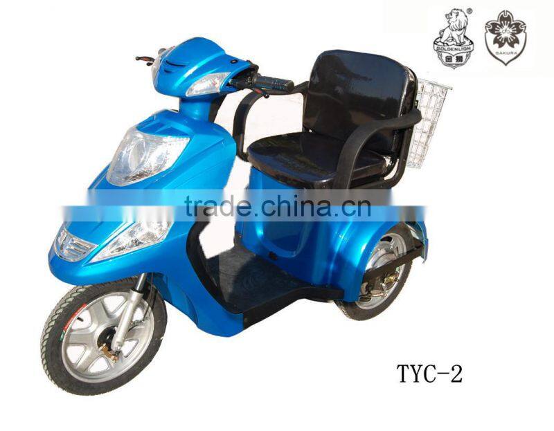 for old people 48v 500w 3 wheel mobiliti scooter