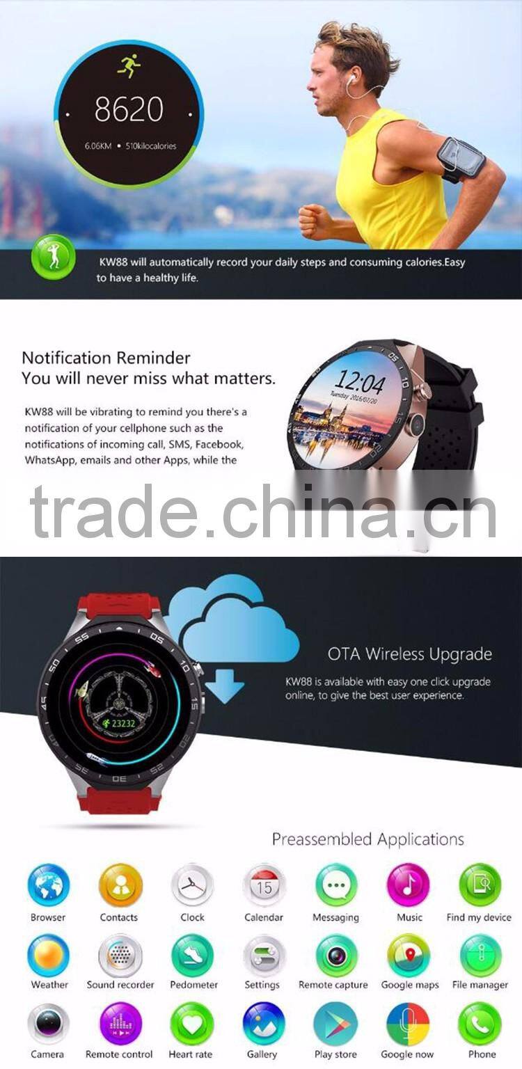 Wholesale wifi 3g watch touch screen gsm smart phone watch
