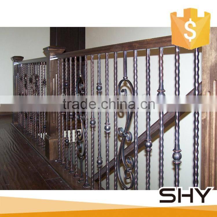 Interior Prefab Wrought Iron Stair Railing Designs