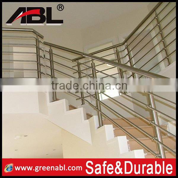 stainless steel tubular handrail iron balustrade