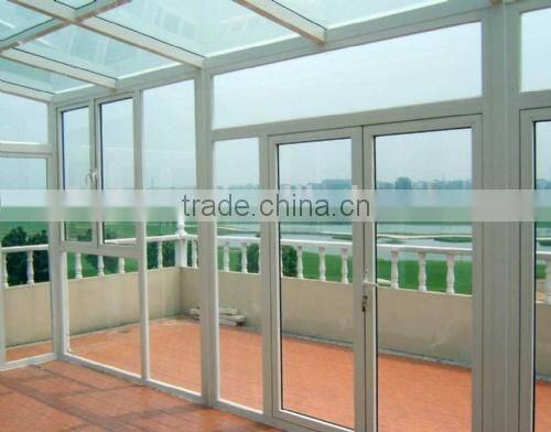exterior aluminum wood folding door polish in foshan
