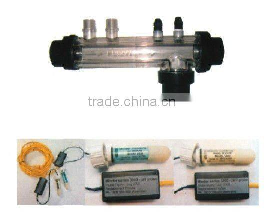 Swimming pool water disinfected salt chlorinator