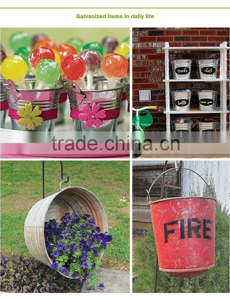 Check METAL TIN BUCKET