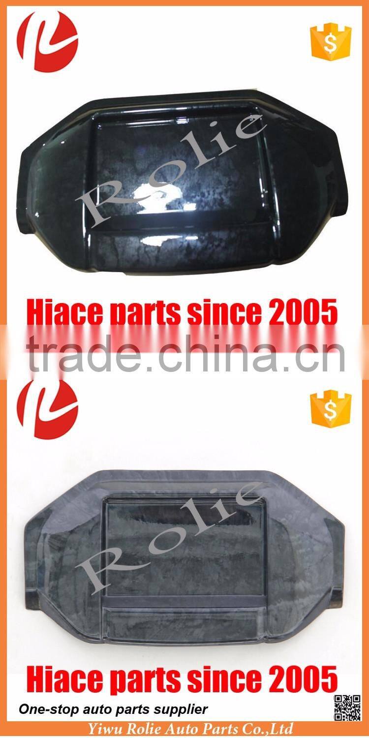 Toyota hiace 2005-2016 narror body limited 1695 carbon fiber black mahogany dashboard sun visor tray cover interior accessories