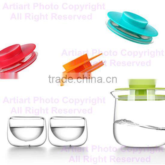 2015 new product original design fancy glass teapot