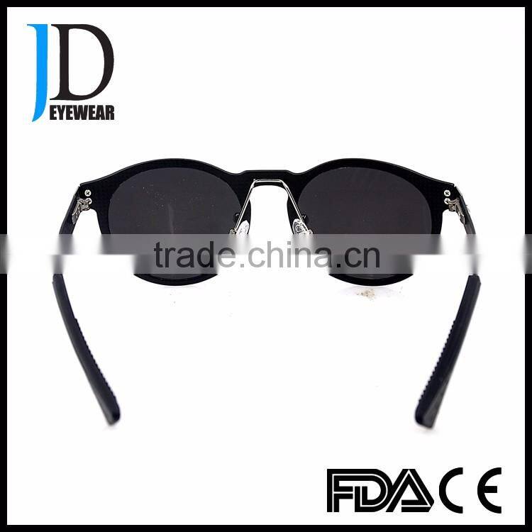 2016 Custom Made Italy Design Vintage Round sunglasses carbon fiber