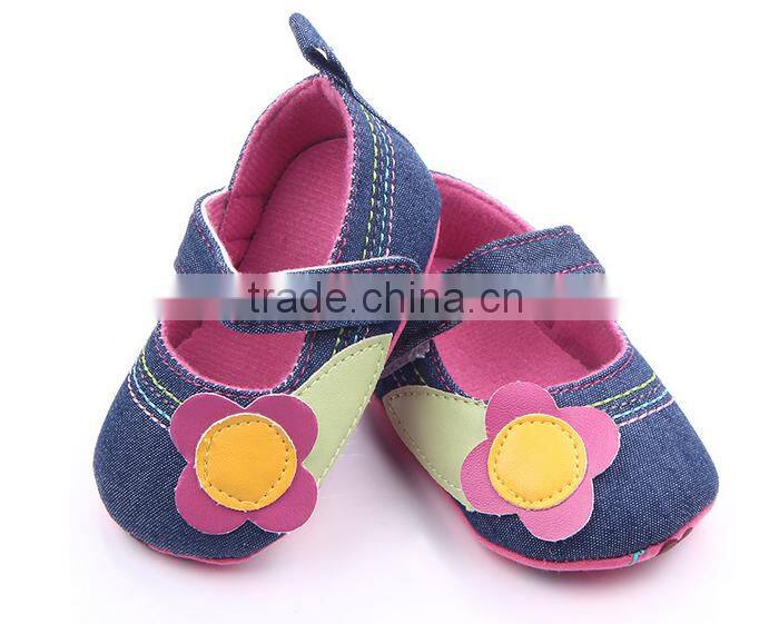 New design baby flower dress shoes children soft sole shoes wholesale baby sheos
