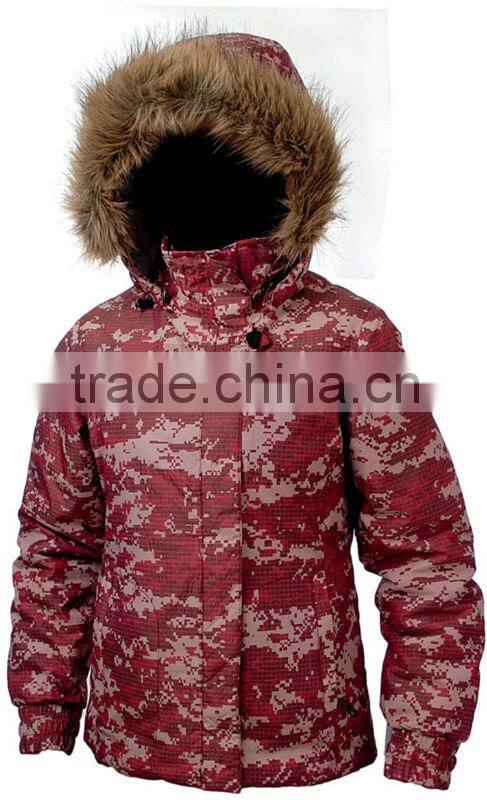 fashionable snow suit for women
