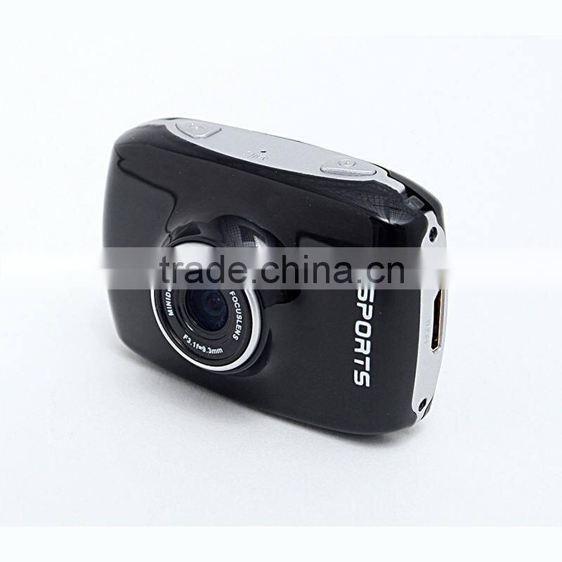 Waterproof full hd mini sport dv 1080p manual camera
