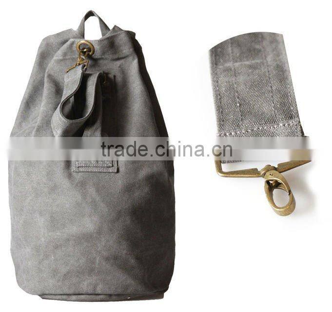 alibaba supplier cotton cavas material backpack Practical backpack with plain canvas
