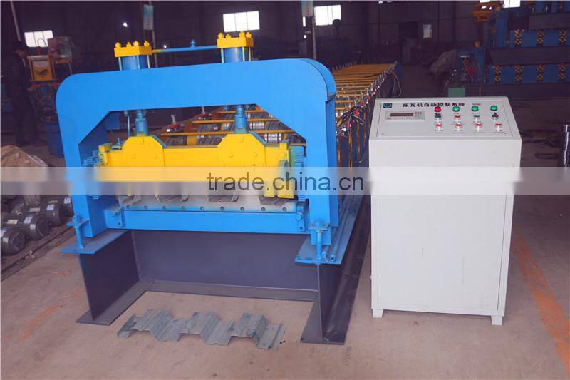 Dixin Decking floor production roll forming line /high quality deck floor machine
